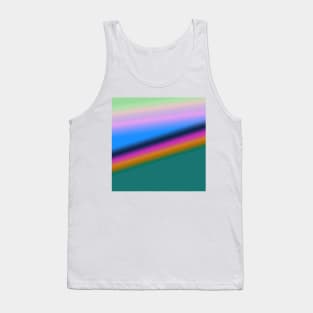 RED BLUE GREEN TEXTURE ART Tank Top